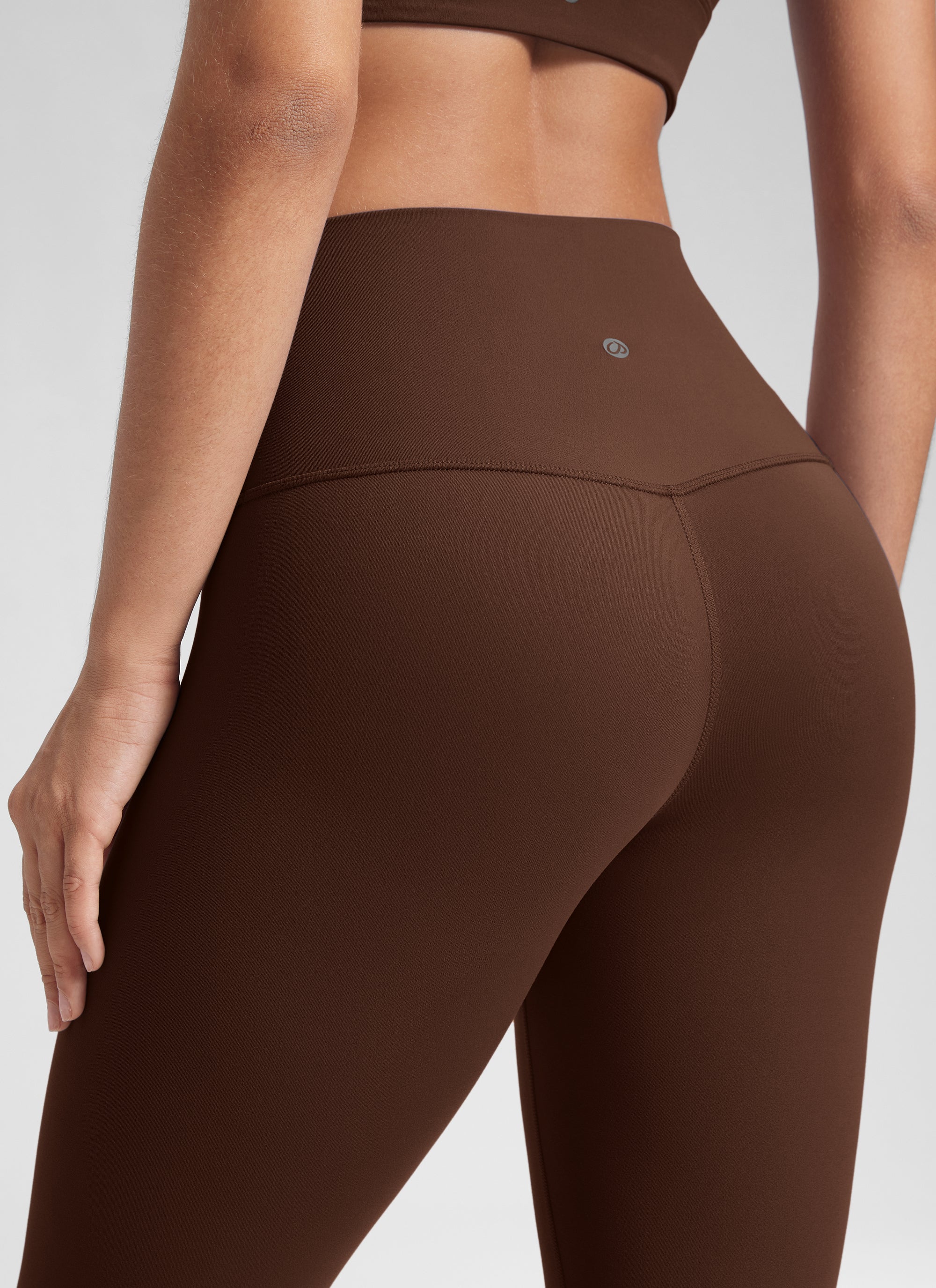 CRZ YOGA Butterluxe Leggings de Yoga de Tiro Alto para Mujer Marrón Lava