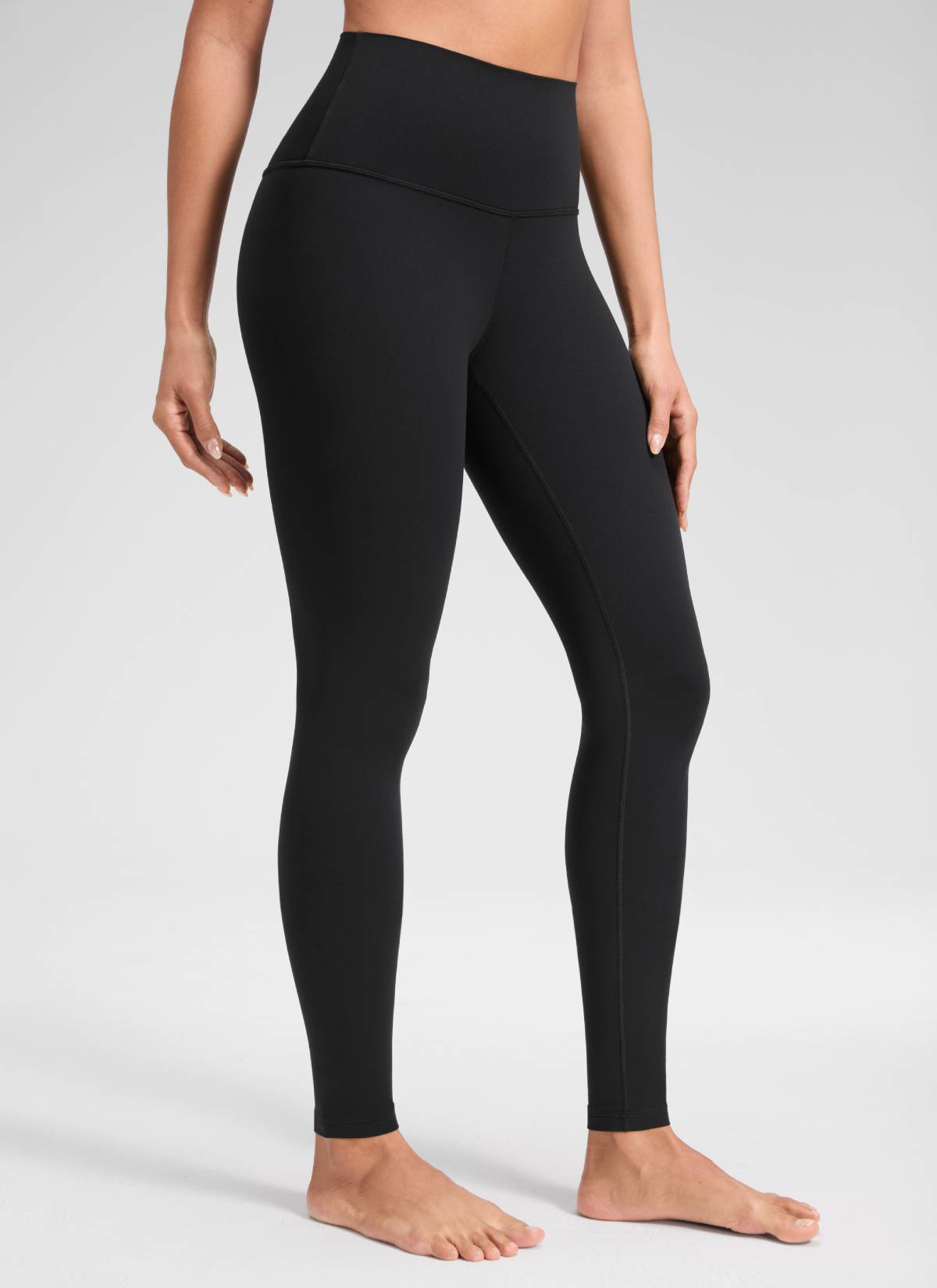 Butterluxe CRZ YOGA Leggings de Yoga de Tiro Alto para Mujer Negro