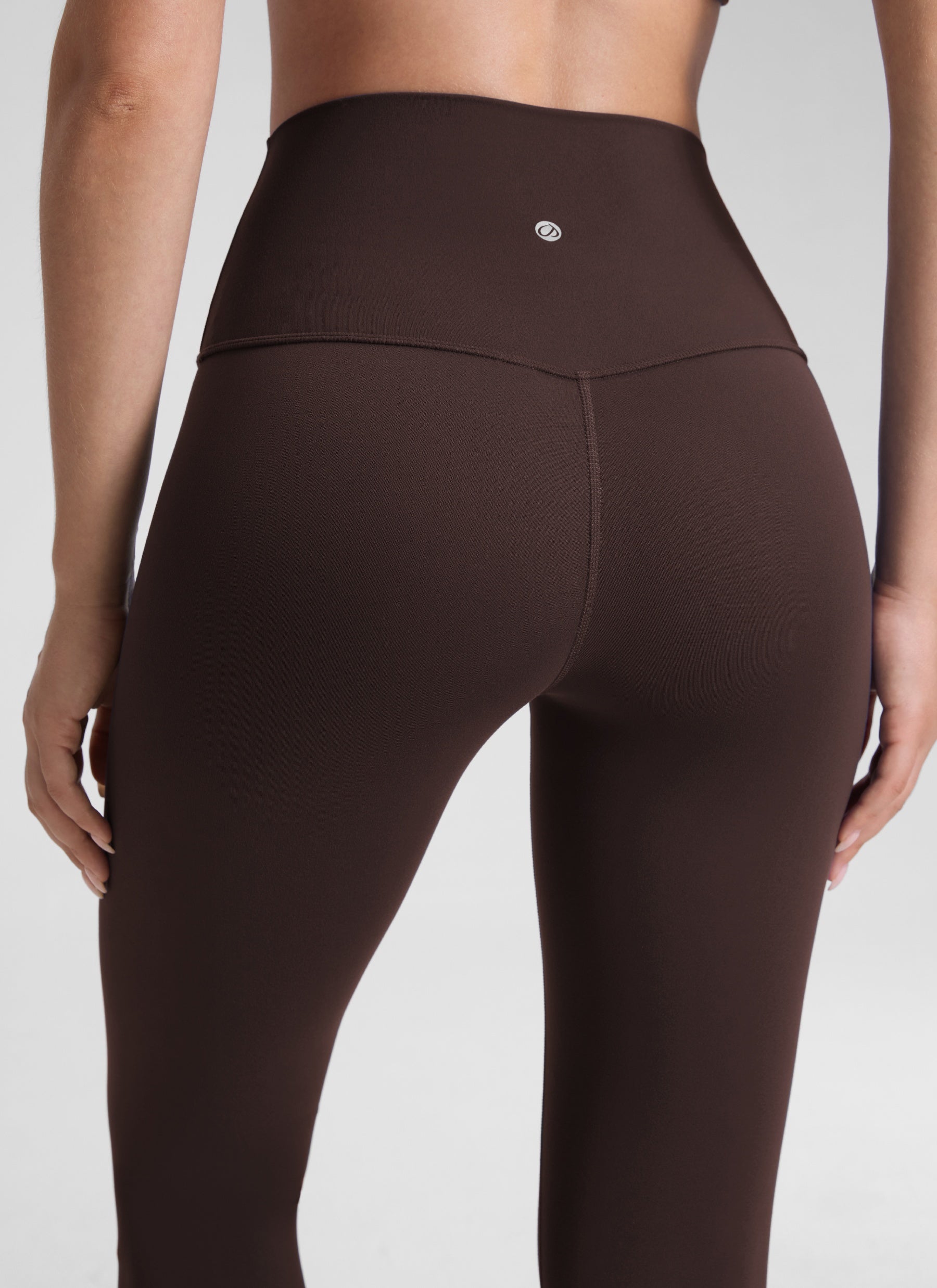 Butterluxe CRZ YOGA Leggings de Yoga de Tiro Alto para Mujer Marrón Fudge Caliente
