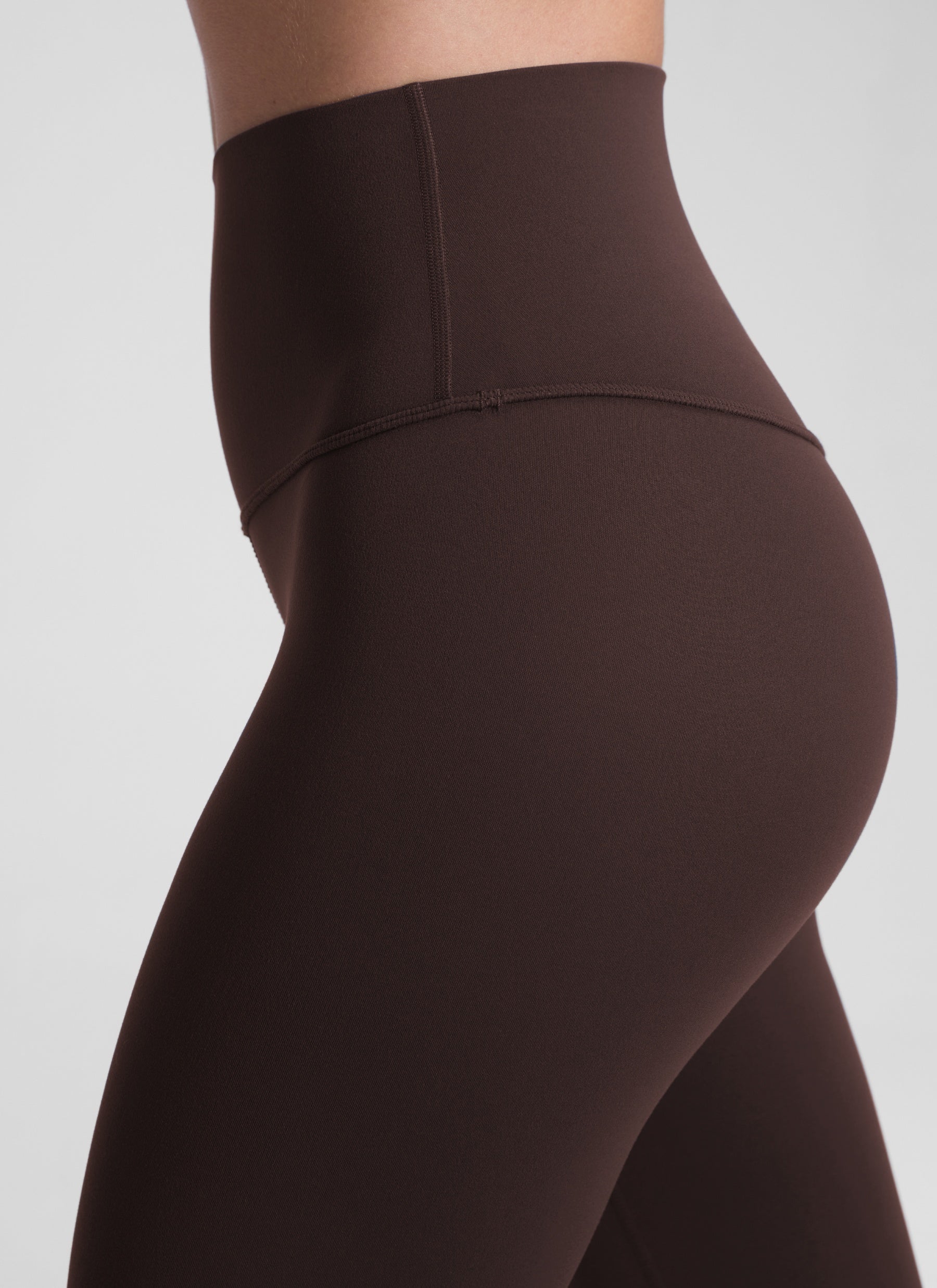 Butterluxe CRZ YOGA Leggings de Yoga de Tiro Alto para Mujer Marrón Fudge Caliente