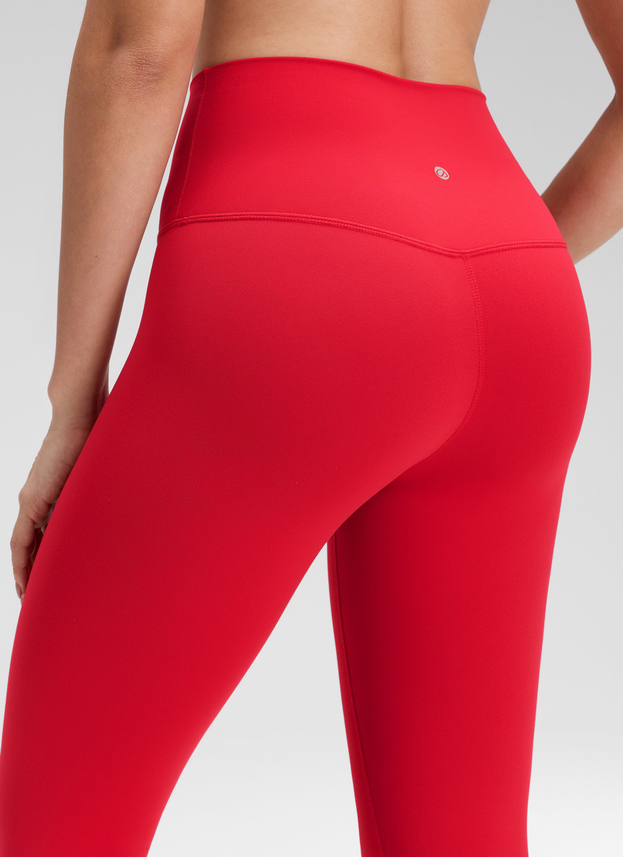 Butterluxe CRZ YOGA Leggings de Yoga de Tiro Alto para Mujer Rojo Aurora