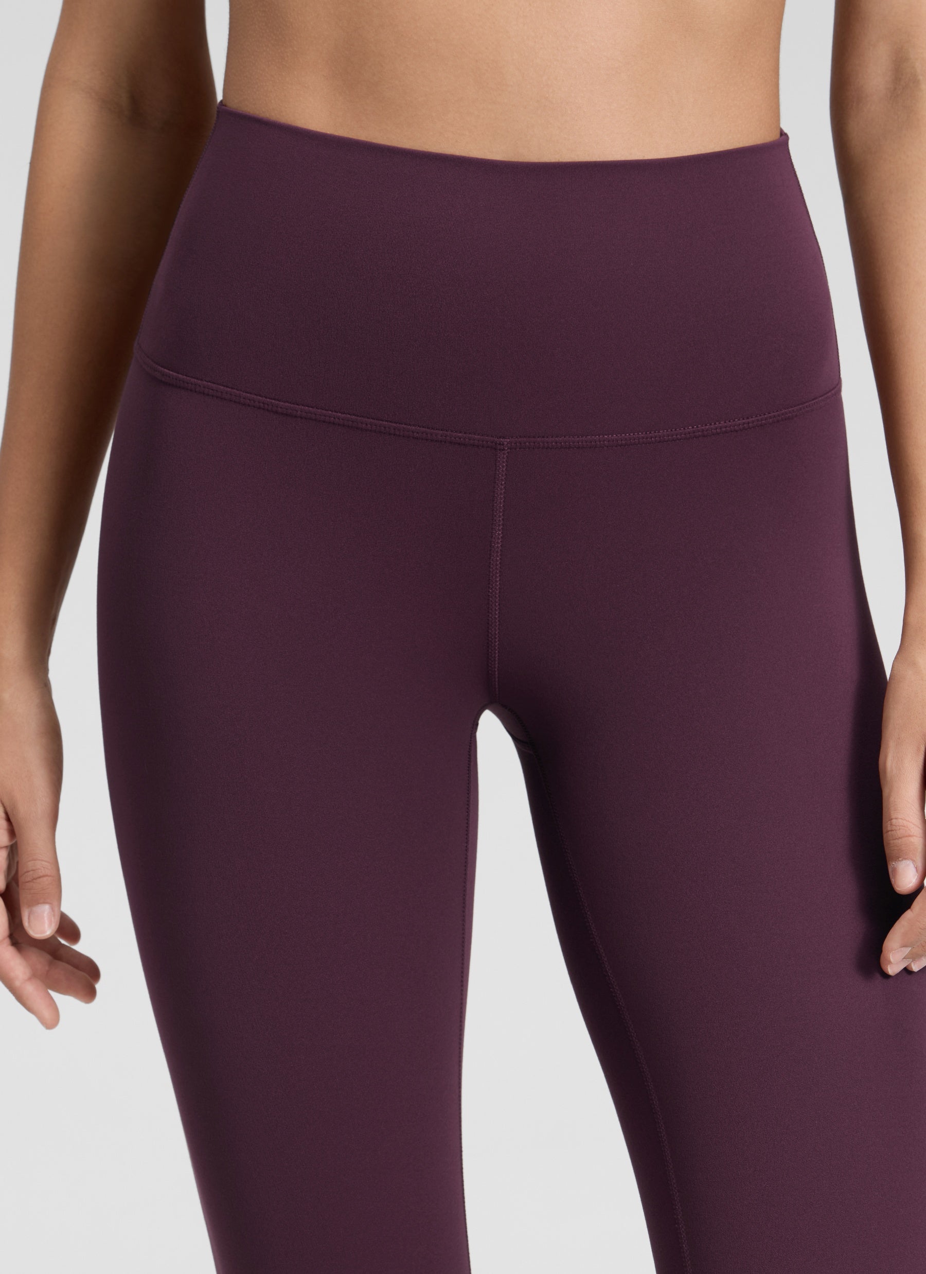 Butterluxe CRZ YOGA Leggings de Yoga de Tiro Alto para Mujer Deep Purple