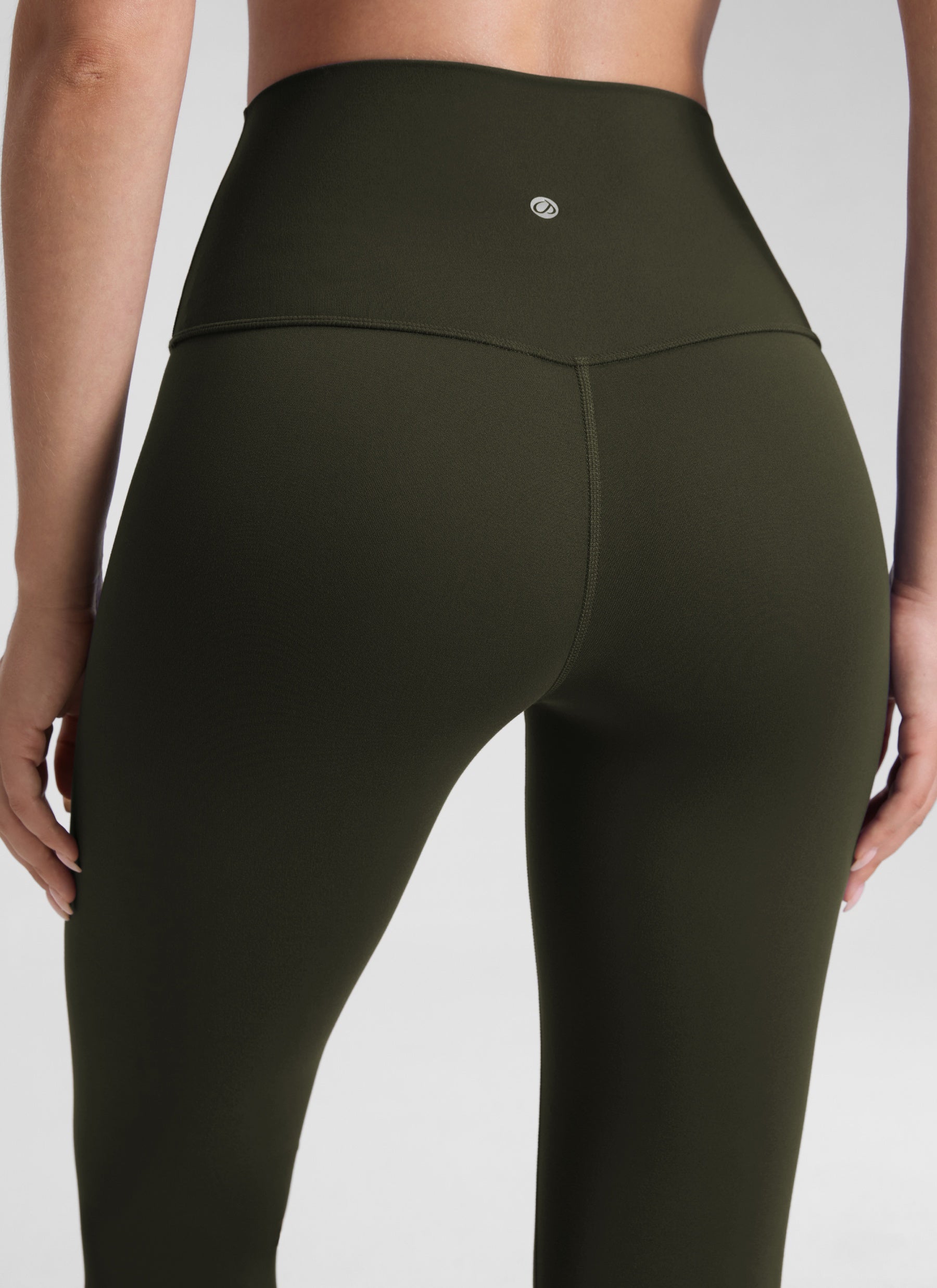 Butterluxe CRZ YOGA Leggings de Yoga de Tiro Alto para Mujer Verde Oliva