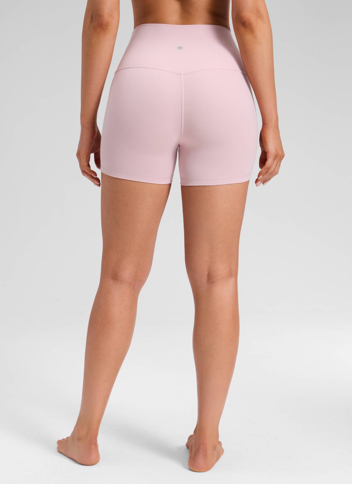 CRZ YOGA  Butterluxe Leggings Cortos con Cintura Alta de 4 Pulgadas Haze Rosa