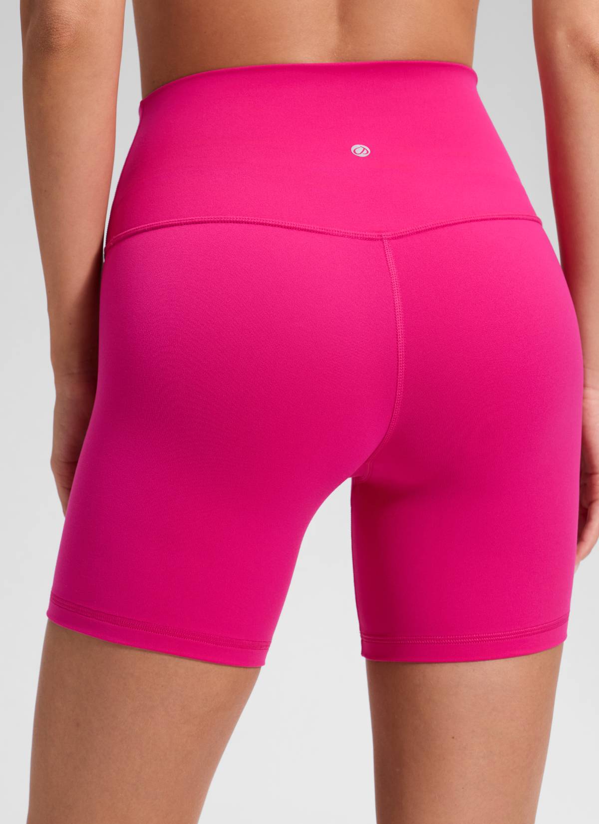CRZ YOGA Leggings Cortos de Yoga con Cintura Alta para Mujer Granito Rosa