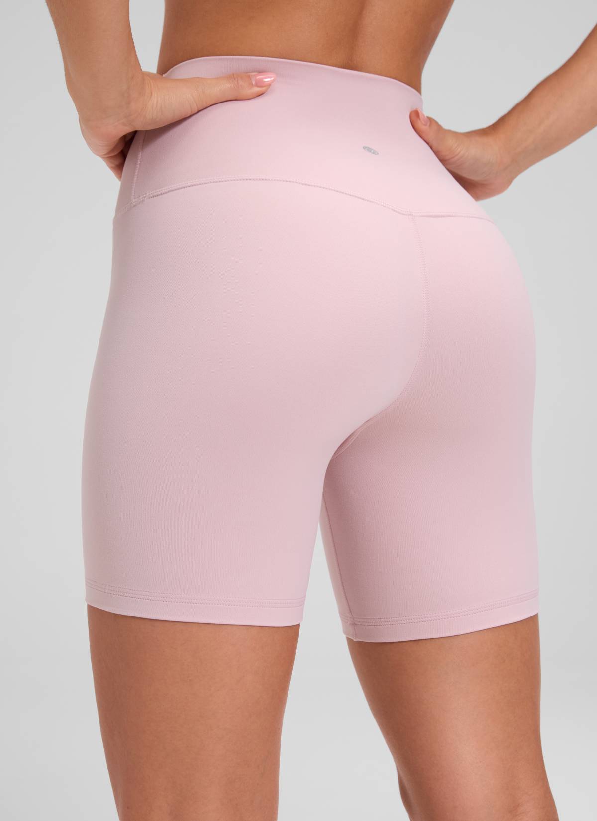 CRZ YOGA Leggings Cortos de Yoga con Cintura Alta para Mujer Haze Rosa