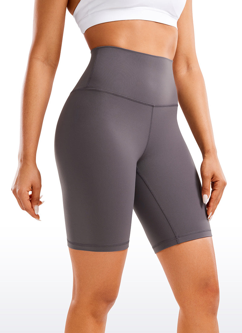CRZ YOGA Butterluxe Leggings Cortos con Cintura Alta para Mujer Tornado