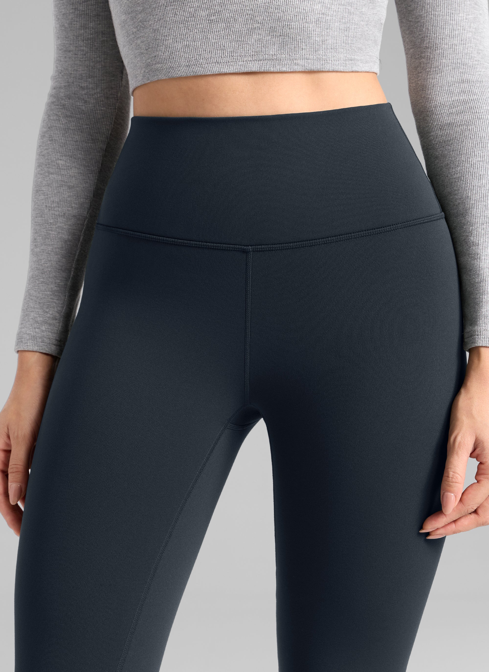 CRZ YOGA Leggings Mujer Cintura Alta Forrados en Forro Térmico 25
