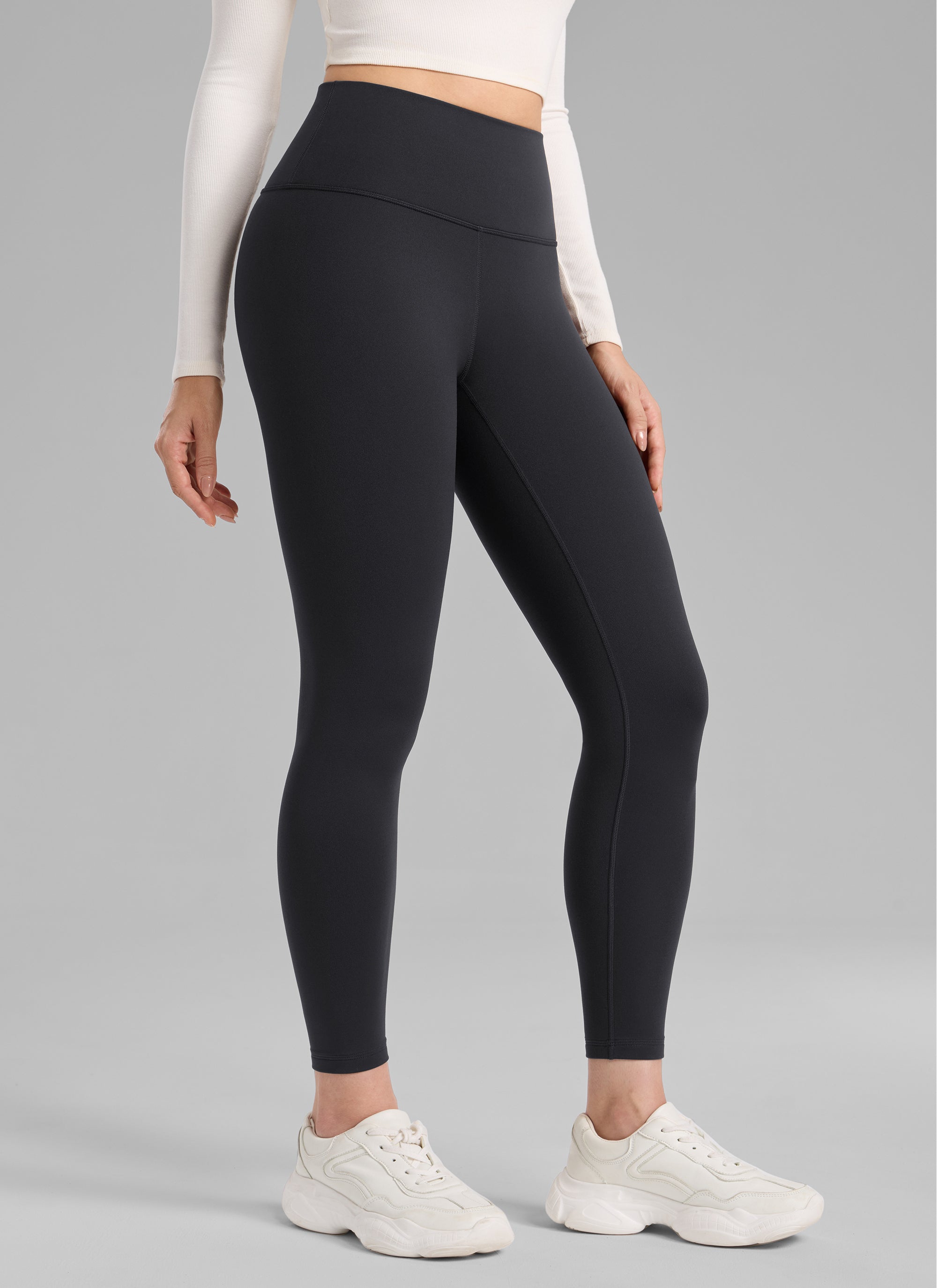 CRZ YOGA Leggings Mujer Cintura Alta Forrados en Forro Térmico 25