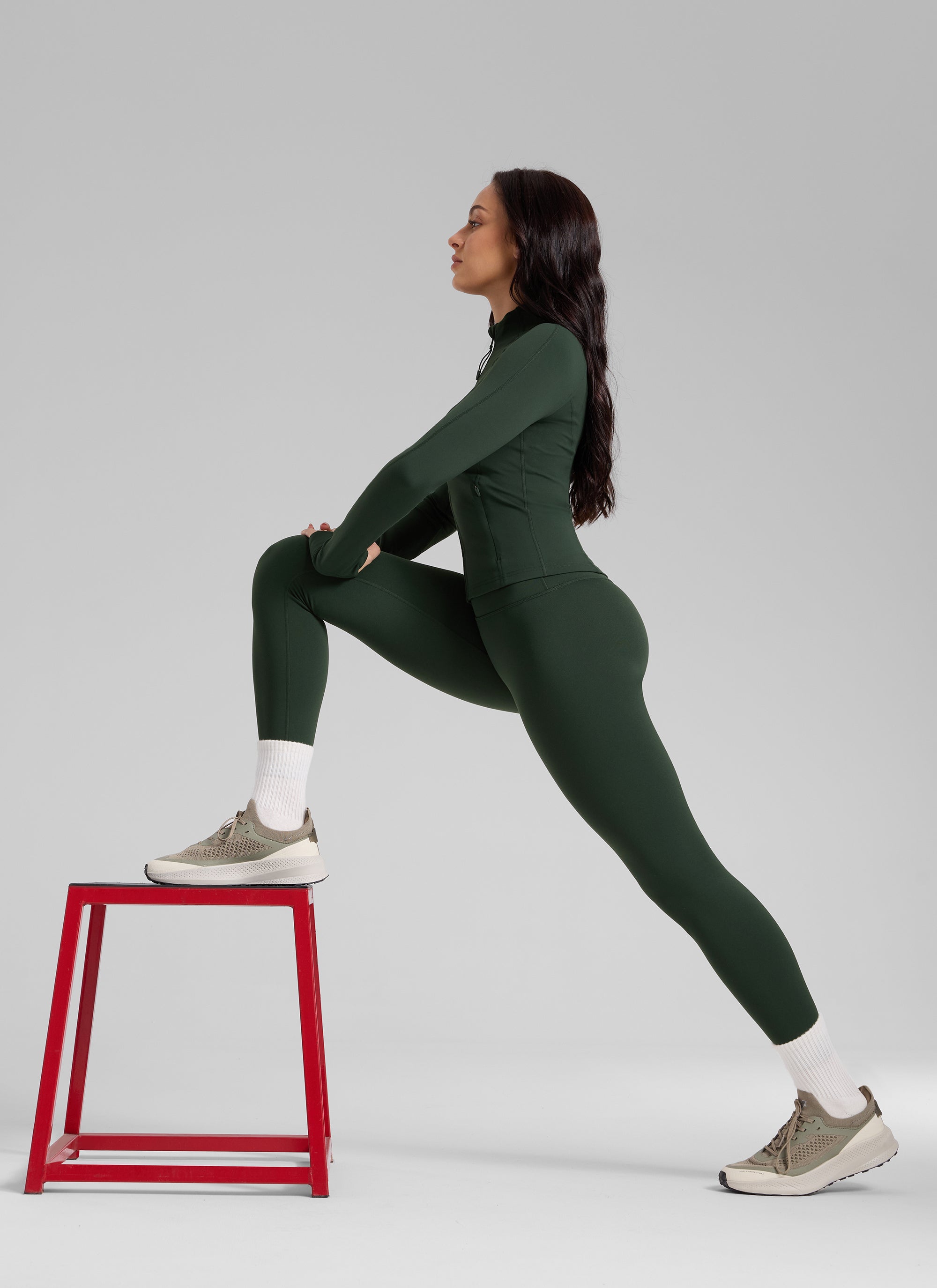 CRZ YOGA Leggings Mujer Cintura Alta Forrados en Forro Térmico 25