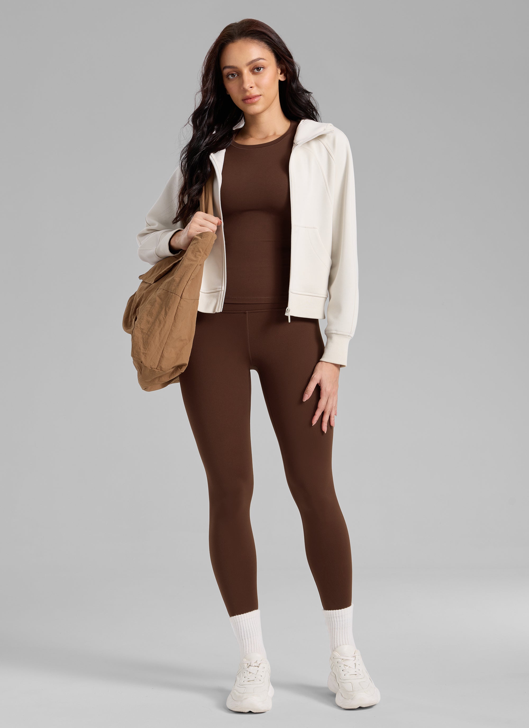 CRZ YOGA Leggings Mujer Cintura Alta Forrados en Forro Térmico 25