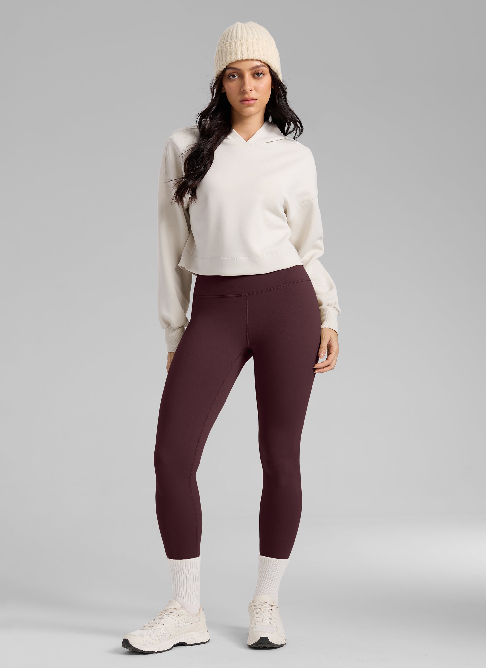 CRZ YOGA Leggings Mujer Cintura Alta Forrados en Forro Térmico 25