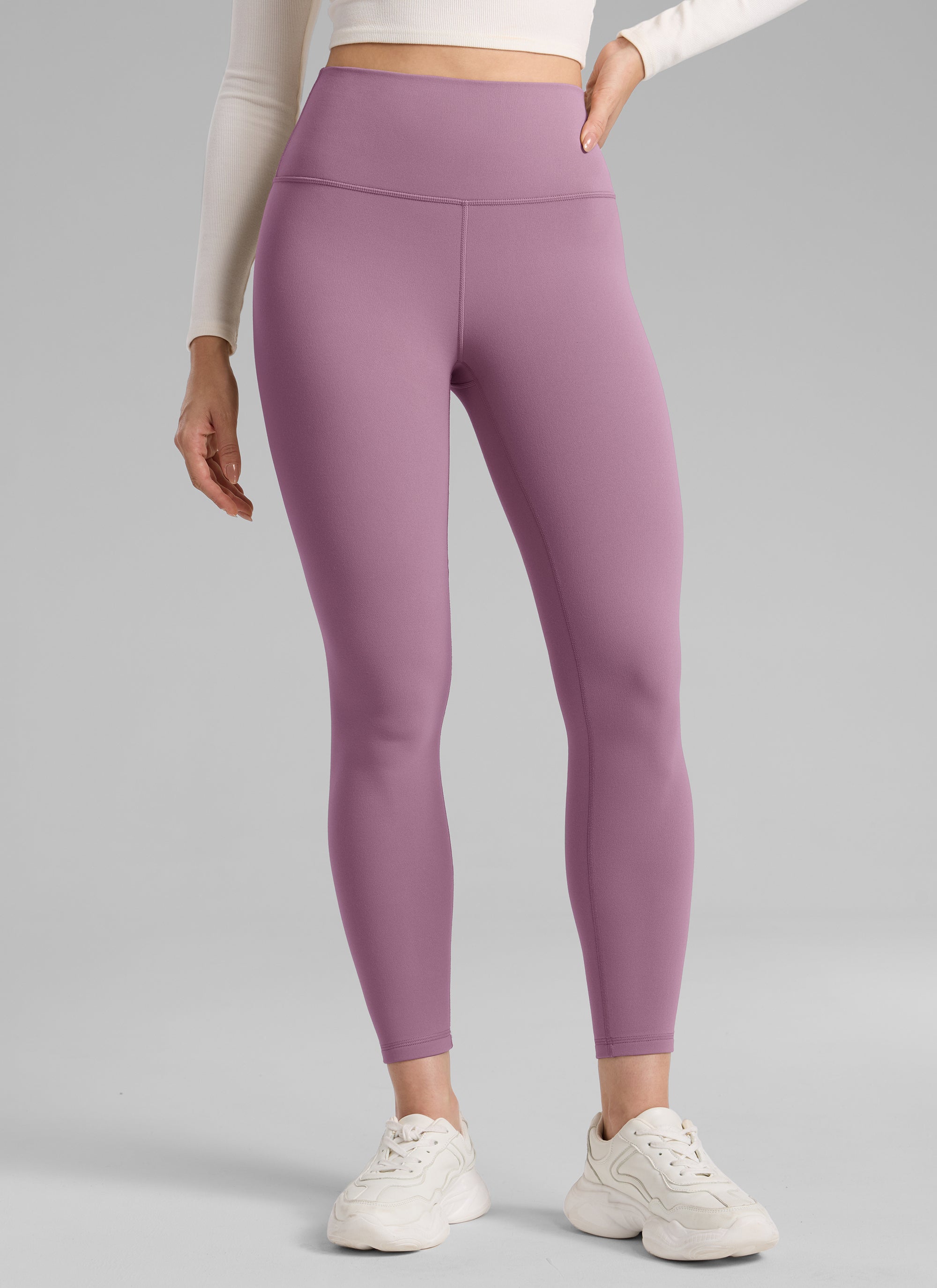 CRZ YOGA Leggings Mujer Cintura Alta Forrados en Forro Térmico 25