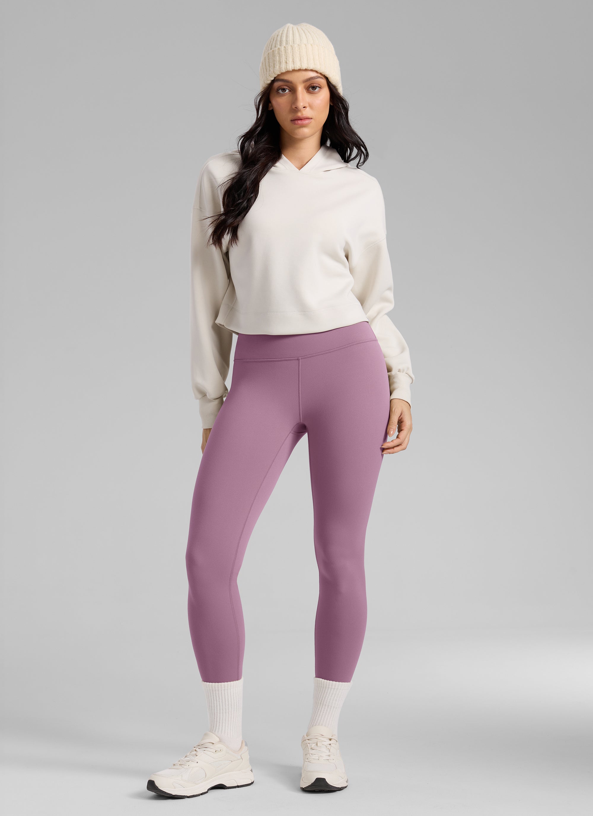 CRZ YOGA Leggings Mujer Cintura Alta Forrados en Forro Térmico 25