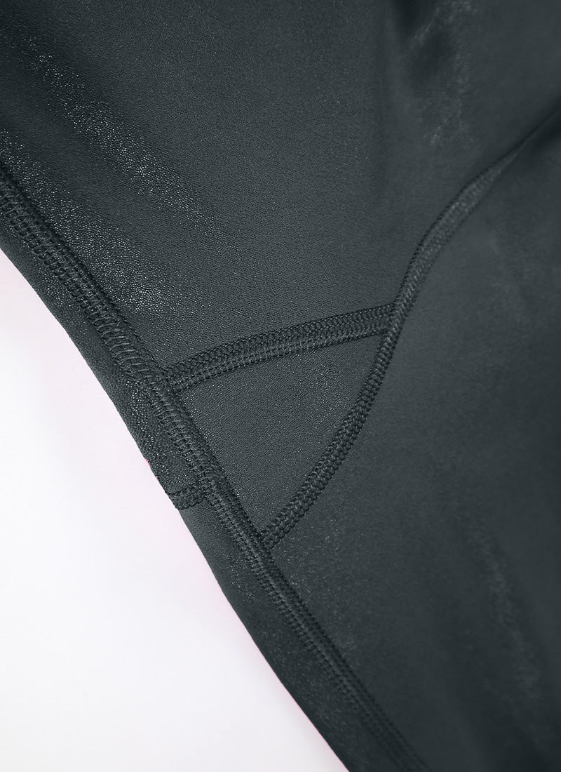 CRZ YOGA Butterluxe Leggings de Piel Sintética Mate para Mujer Melanita Clásica
