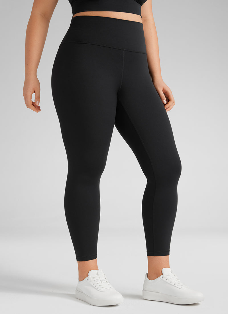CRZ YOGA Mujer Leggings Butterluxe de Cintura Alta de Talla Grande Negro