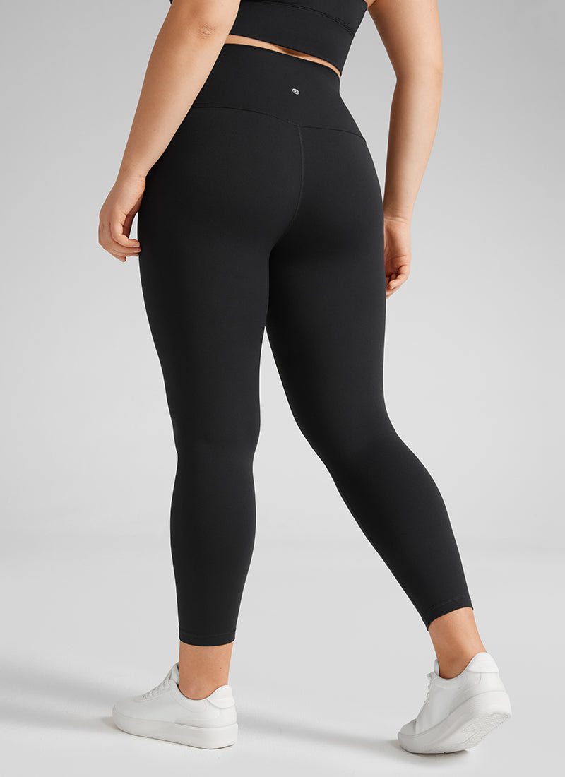CRZ YOGA Mujer Leggings Butterluxe de Cintura Alta de Talla Grande Negro