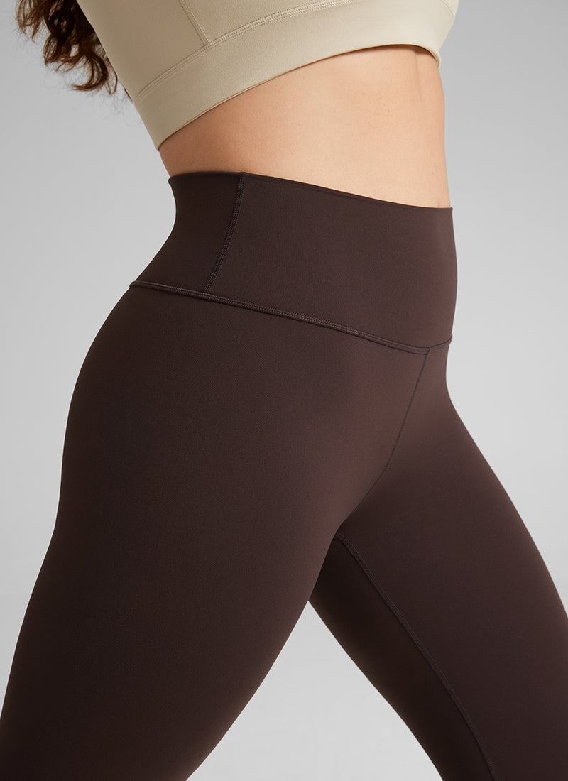 CRZ YOGA Mujer Leggings Butterluxe de Cintura Alta de Talla Grande Marrón Fudge Caliente