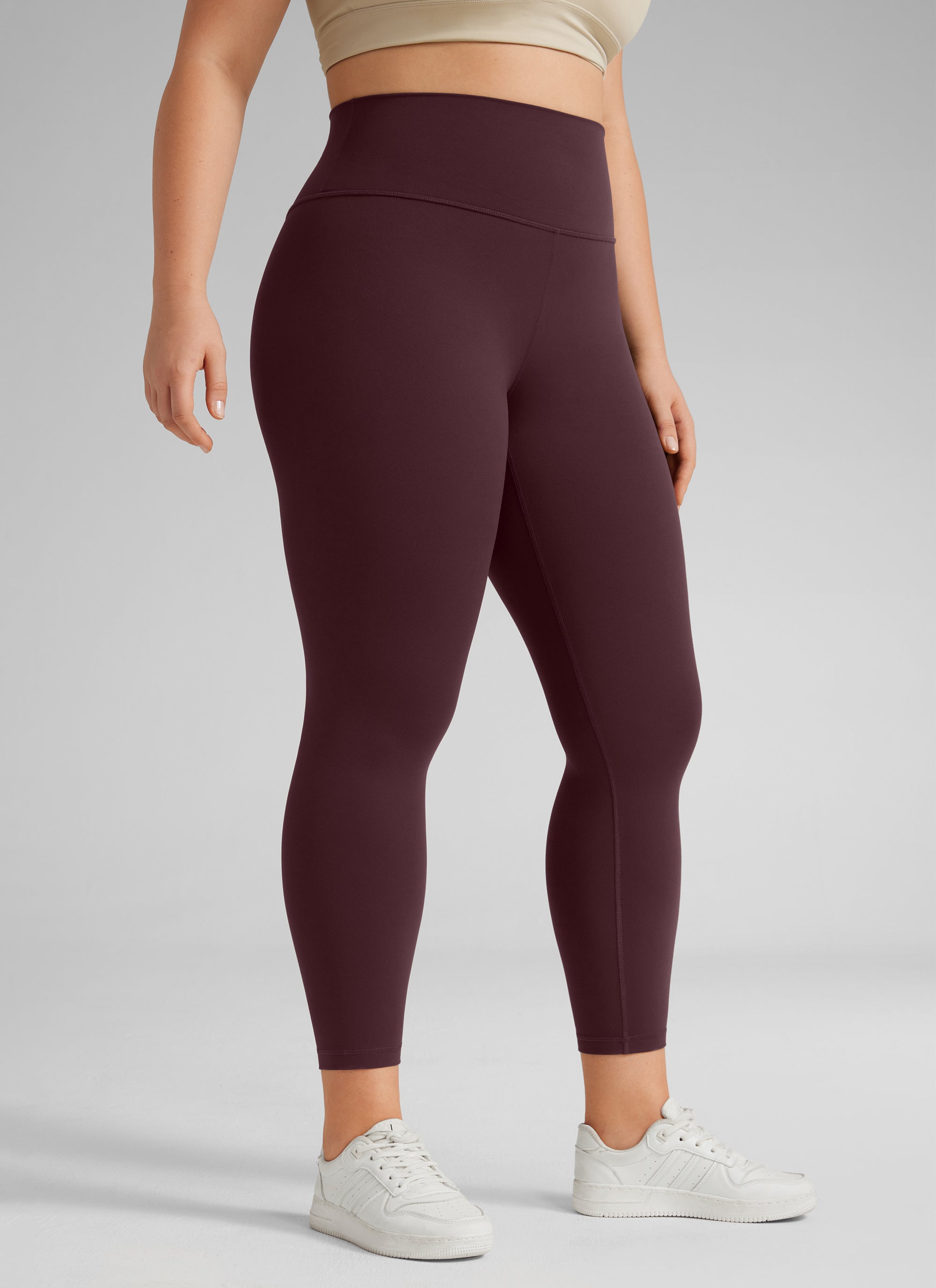 CRZ YOGA Mujer Leggings Butterluxe de Cintura Alta de Talla Grande Ciruela madura
