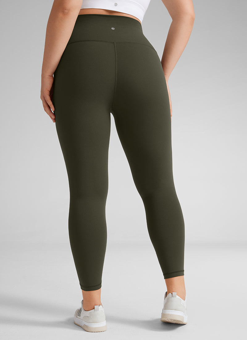 CRZ YOGA Mujer Leggings Butterluxe de Cintura Alta de Talla Grande Verde Oliva