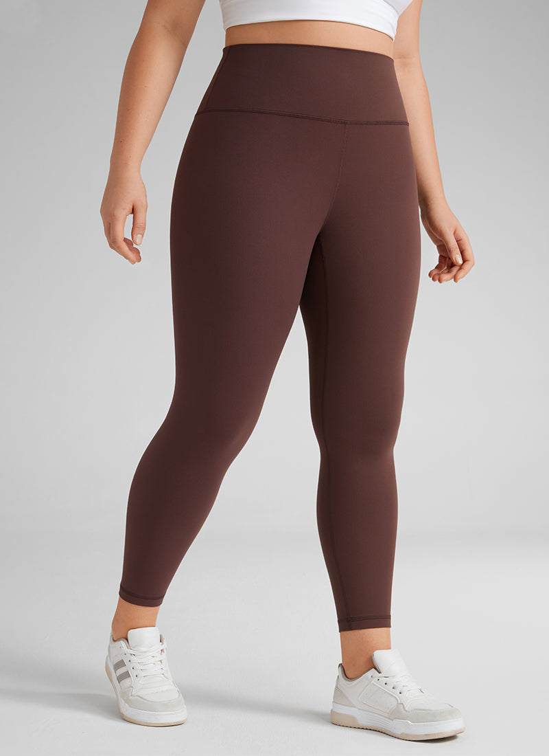 CRZ YOGA Mujer Leggings Butterluxe de Cintura Alta de Talla Grande Gris pardo
