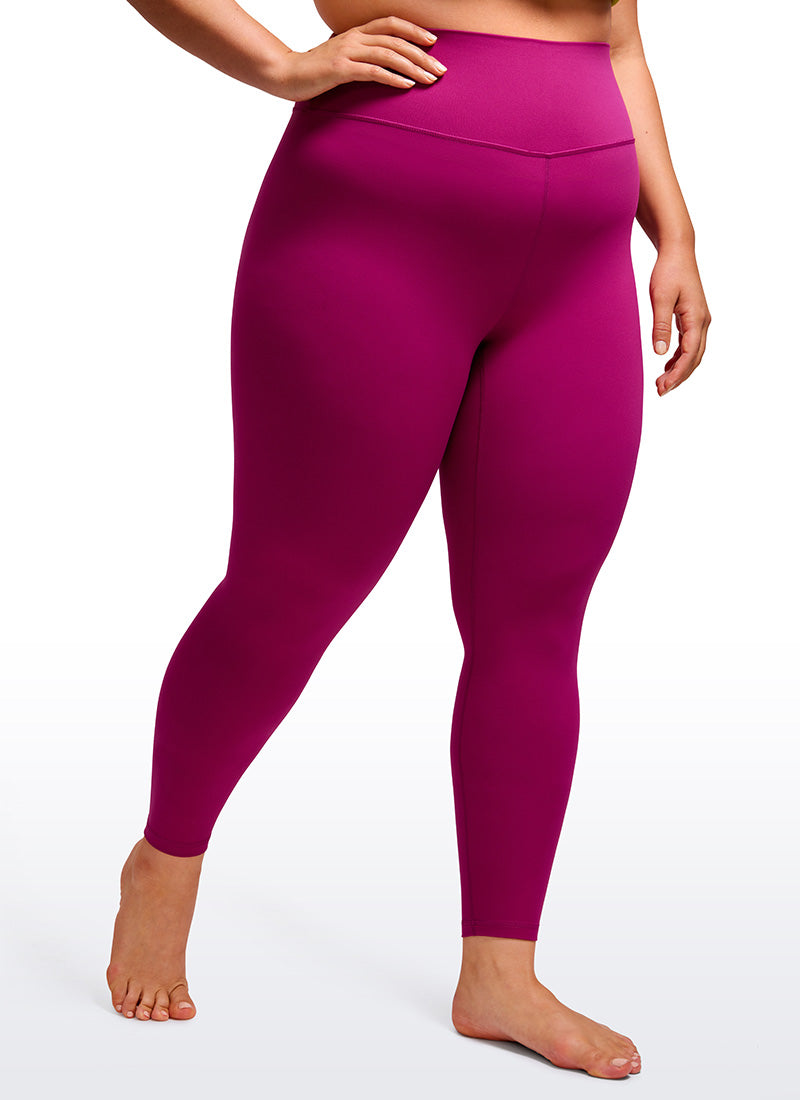 CRZ YOGA Mujer Leggings Butterluxe de Cintura Alta de Talla Grande Magenta Púrpura