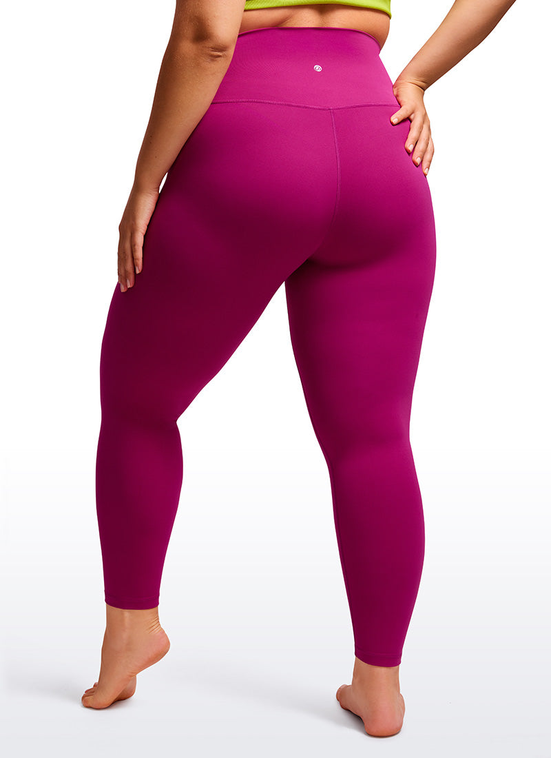 CRZ YOGA Mujer Leggings Butterluxe de Cintura Alta de Talla Grande Magenta Púrpura