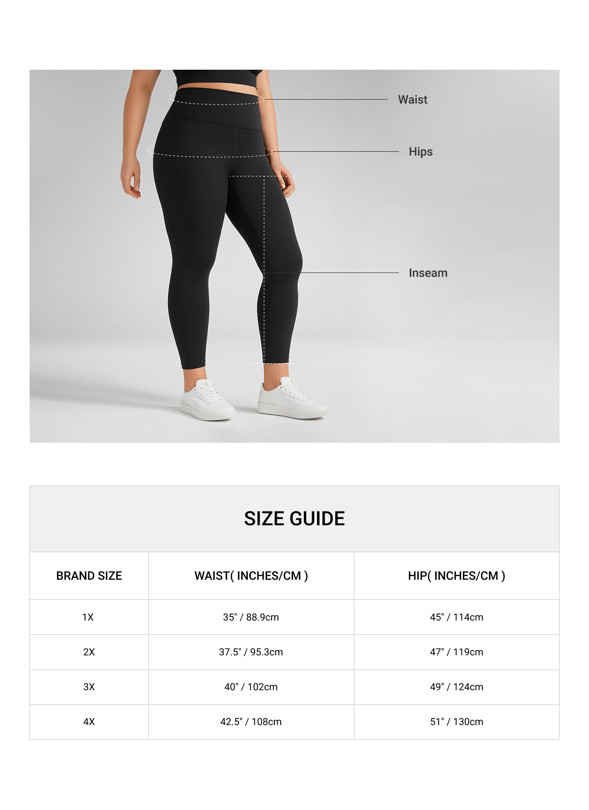 CRZ YOGA Mujer Leggings Butterluxe de Cintura Alta de Talla Grande Negro