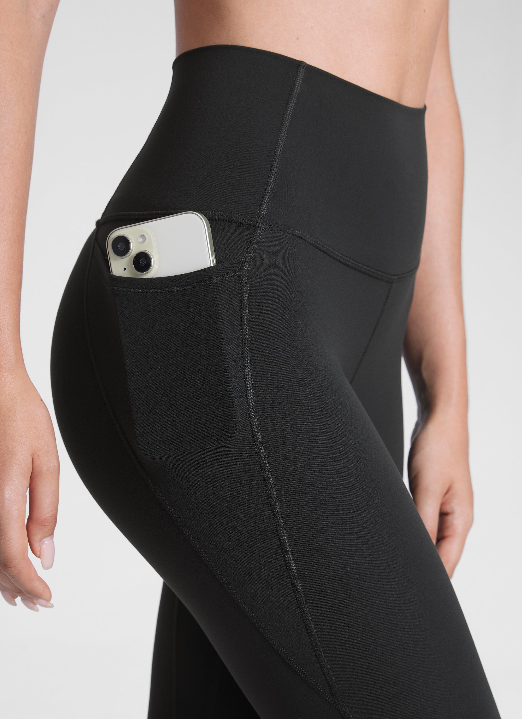 CRZ YOGA Butterluxe Legging con Bolsillos y Cintura Alta para Mujer Negro
