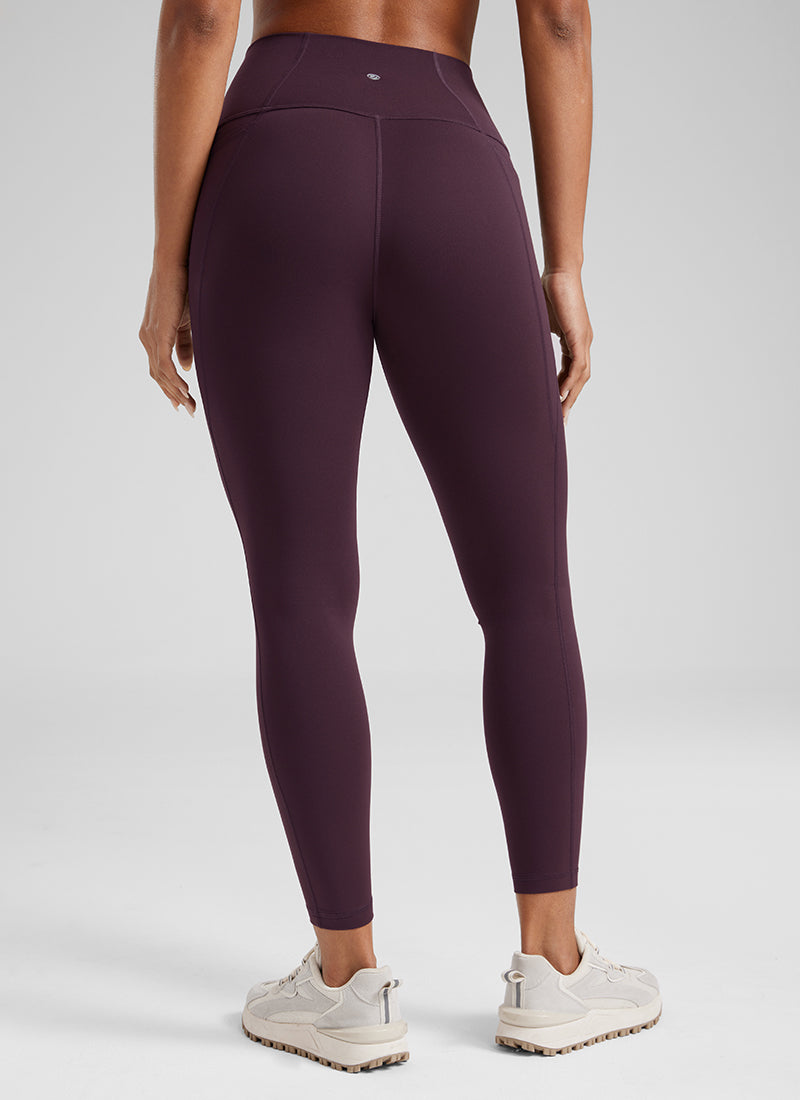CRZ YOGA Butterluxe Legging con Bolsillos y Cintura Alta para Mujer Deep Purple