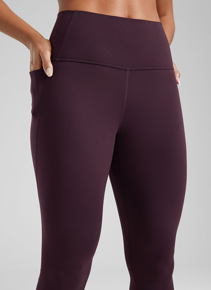 CRZ YOGA Butterluxe Legging con Bolsillos y Cintura Alta para Mujer Deep Purple