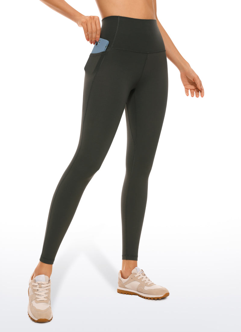 CRZ YOGA Butterluxe Legging con Bolsillos y Cintura Alta para Mujer Meteoritos negros