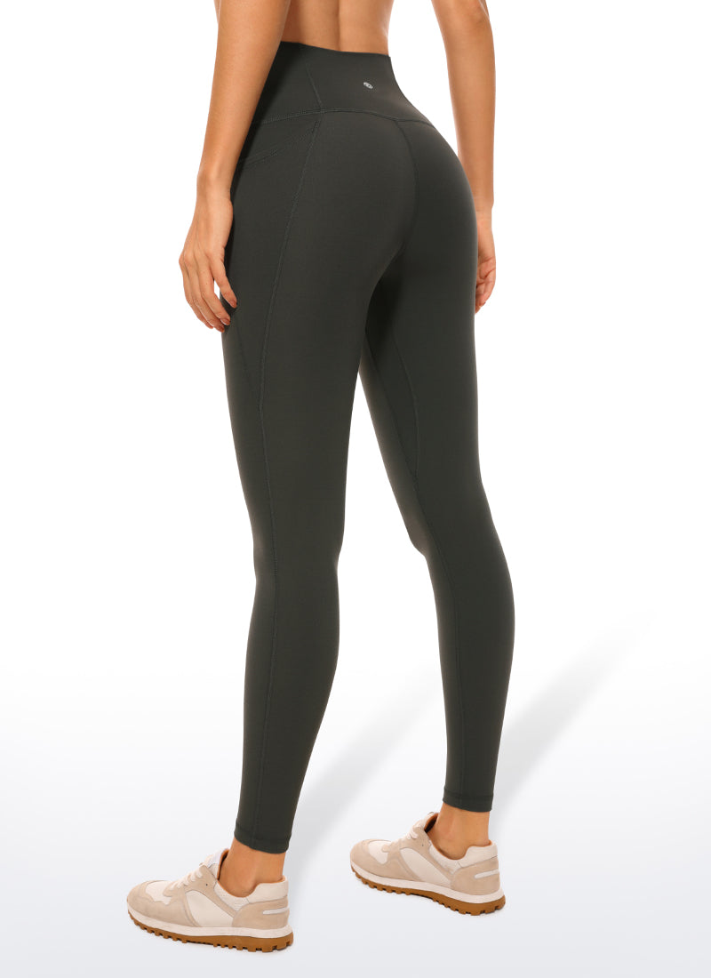 CRZ YOGA Butterluxe Legging con Bolsillos y Cintura Alta para Mujer Meteoritos negros