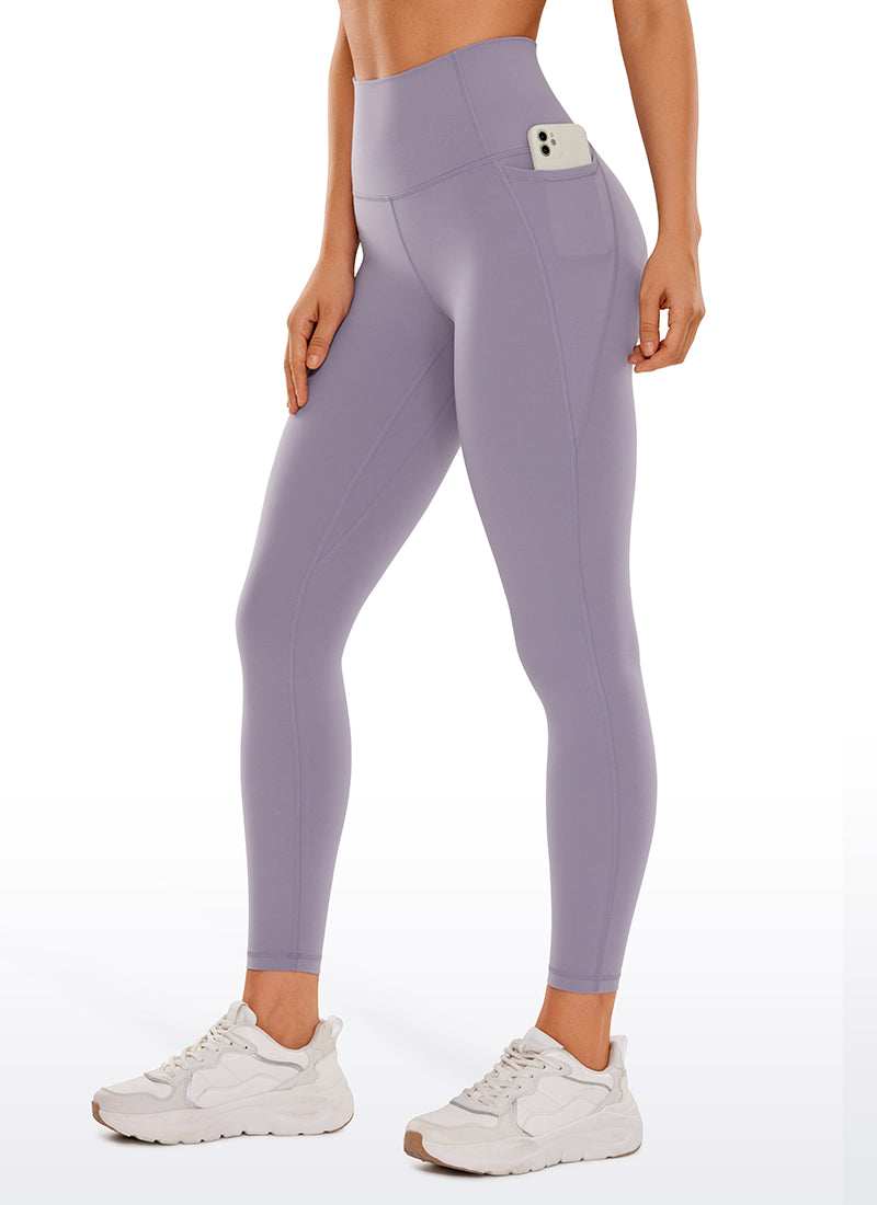 CRZ YOGA Butterluxe Legging con Bolsillos y Cintura Alta para Mujer Lavender Mist