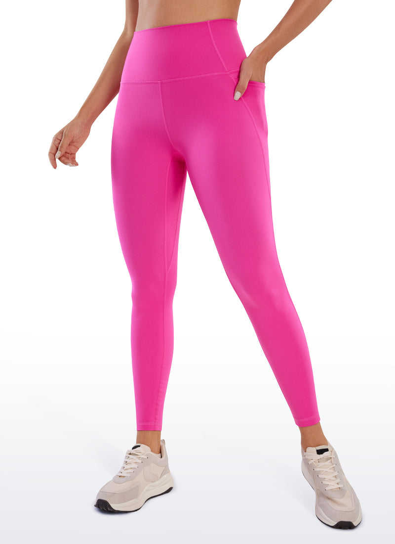 CRZ YOGA Butterluxe Legging con Bolsillos y Cintura Alta para Mujer Púrpura Hibisco