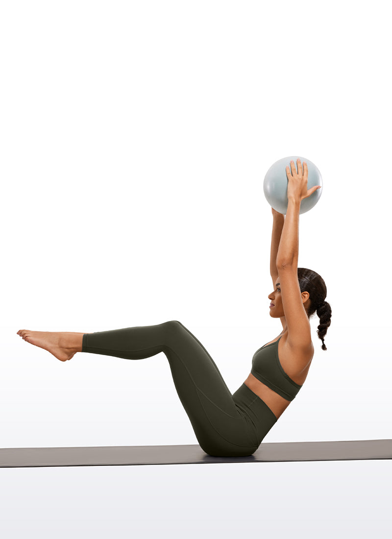 CRZ YOGA Butterluxe Legging con Bolsillos y Cintura Alta para Mujer Verde Oliva