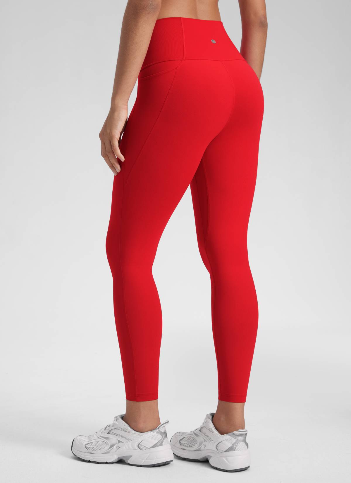 CRZ YOGA Butterluxe Legging con Bolsillos y Cintura Alta para Mujer Chile Rojo