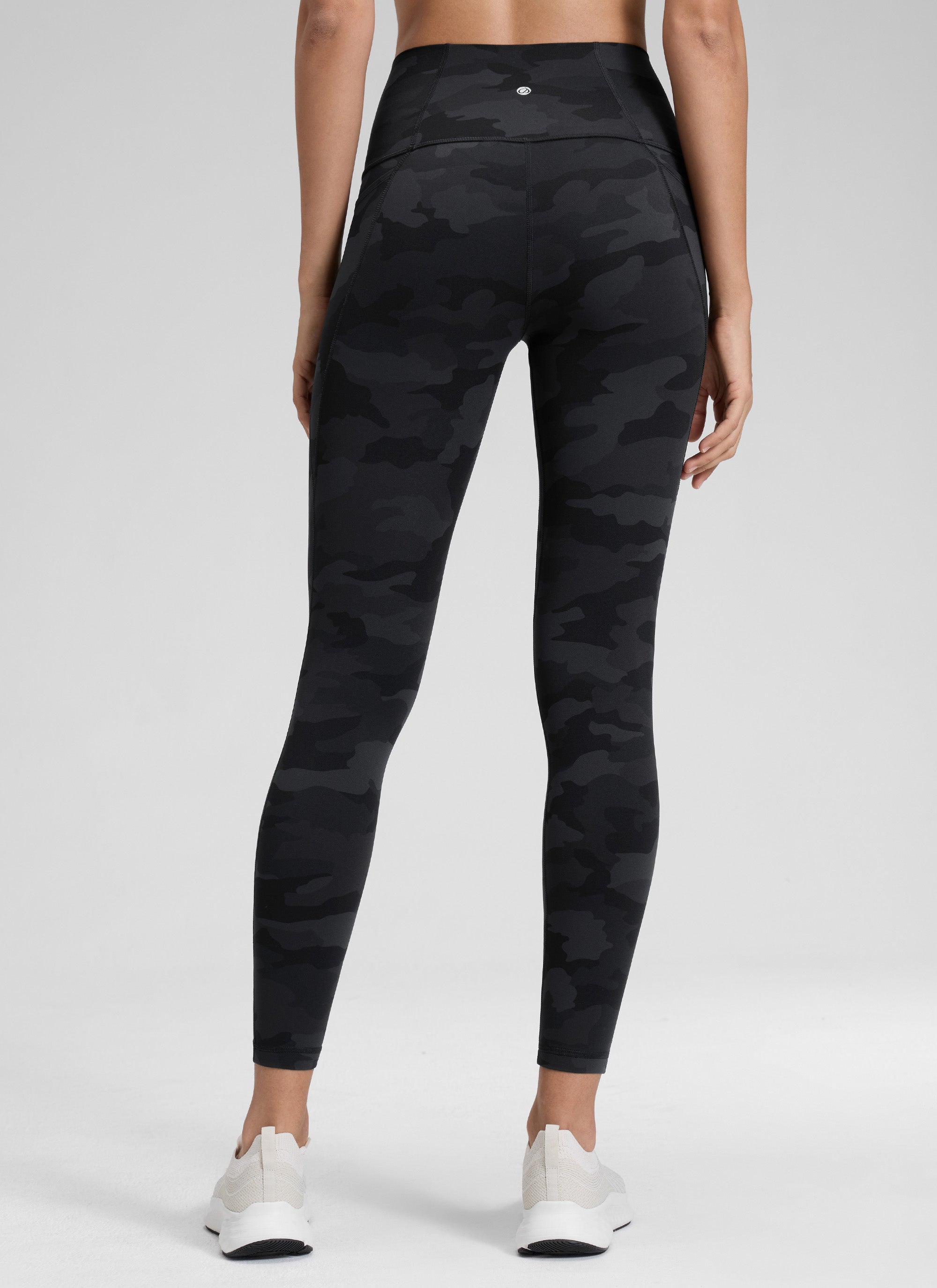 CRZ YOGA Butterluxe Legging con Bolsillos y Cintura Alta para Mujer Gris oscuro Camuflaje 2