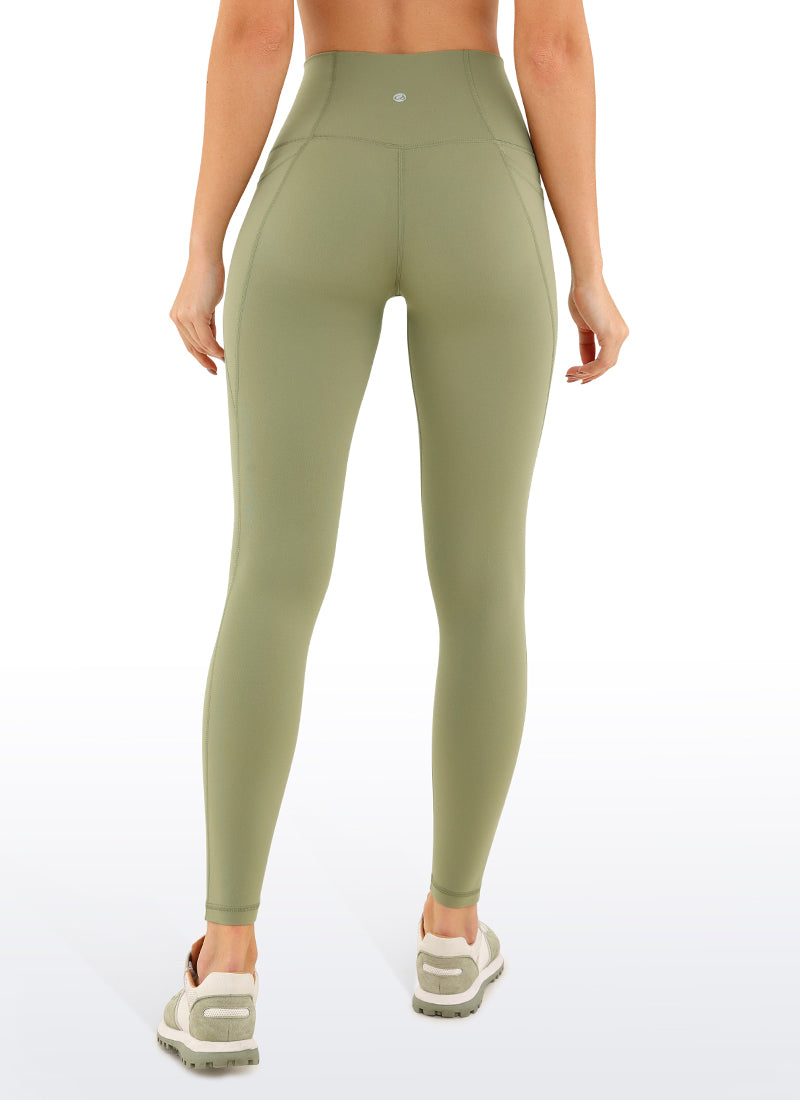 CRZ YOGA Butterluxe Legging con Bolsillos y Cintura Alta para Mujer Musgo Verde