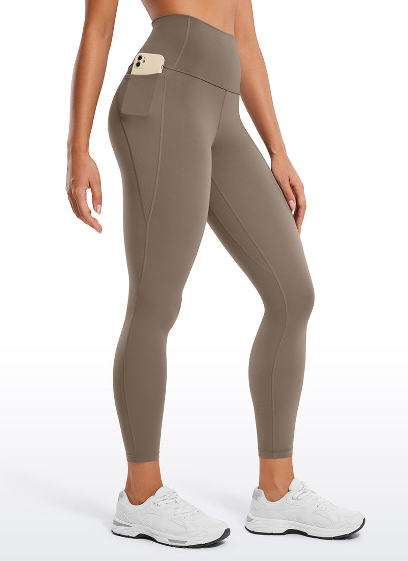 CRZ YOGA Butterluxe Legging con Bolsillos y Cintura Alta para Mujer Nomad Gris