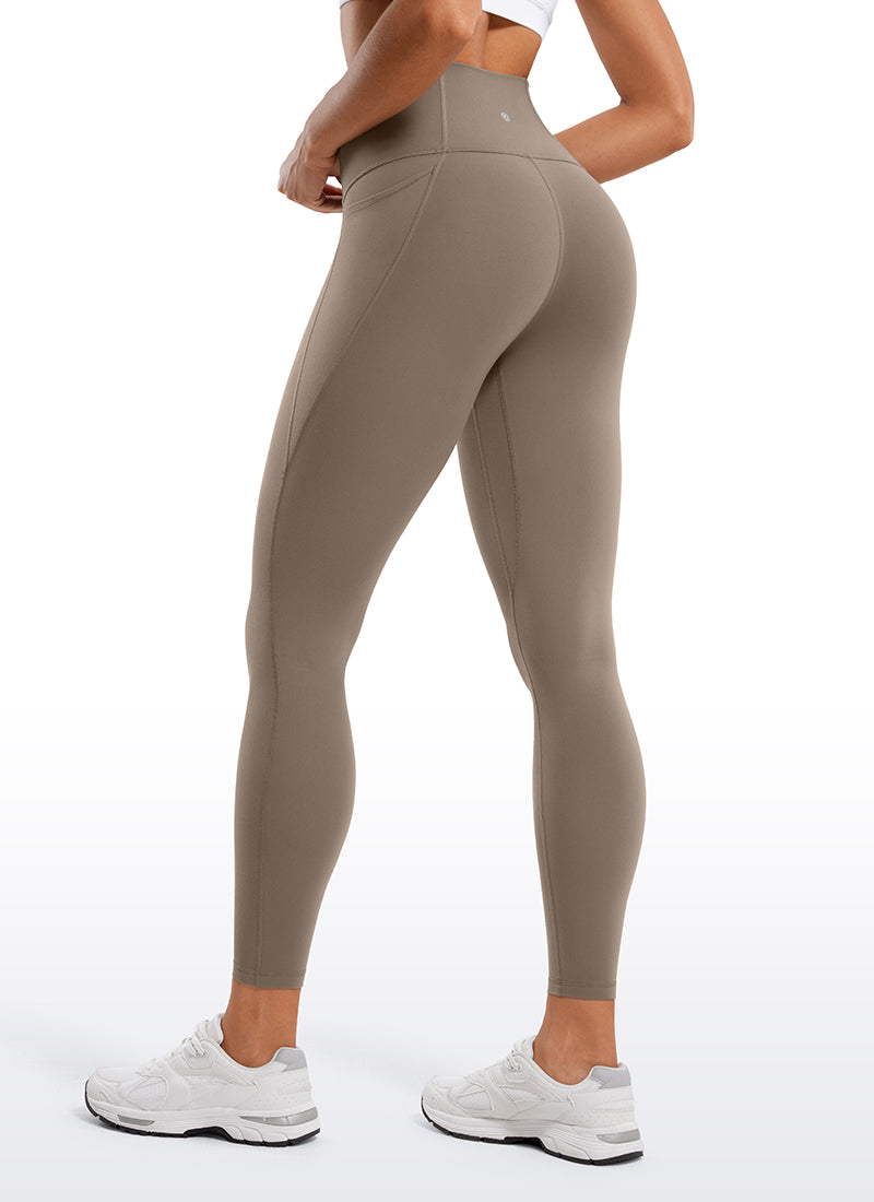 CRZ YOGA Butterluxe Legging con Bolsillos y Cintura Alta para Mujer Nomad Gris