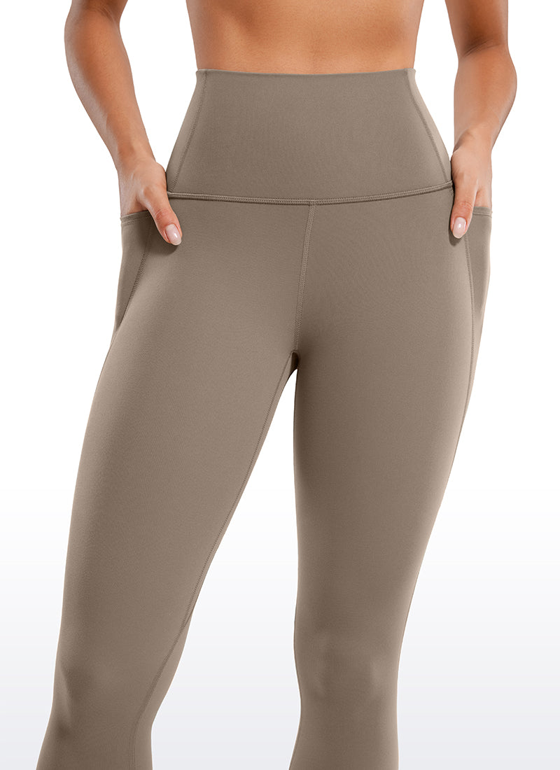 CRZ YOGA Butterluxe Legging con Bolsillos y Cintura Alta para Mujer Nomad Gris