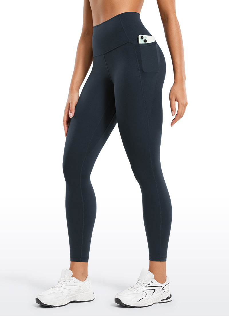 CRZ YOGA Butterluxe Legging con Bolsillos y Cintura Alta para Mujer Negro