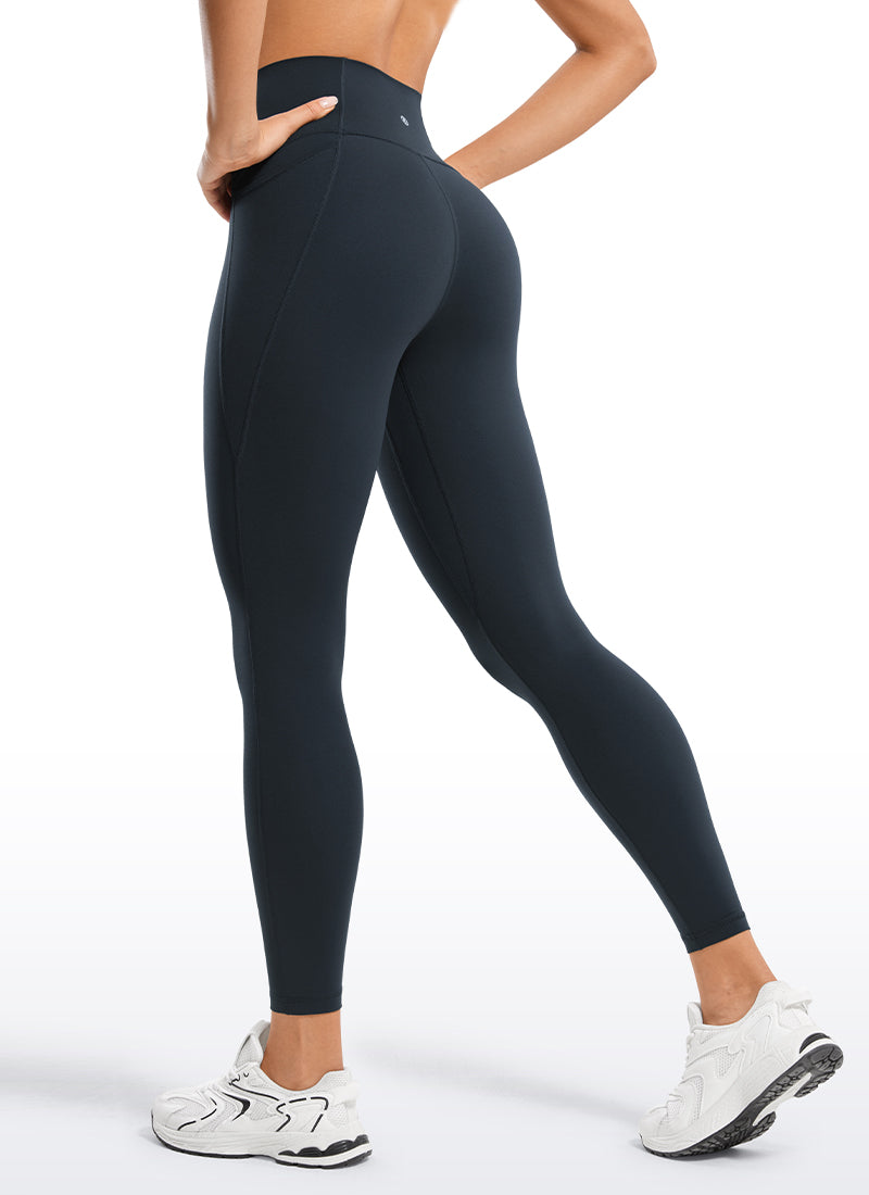 CRZ YOGA Butterluxe Legging con Bolsillos y Cintura Alta para Mujer True Navy