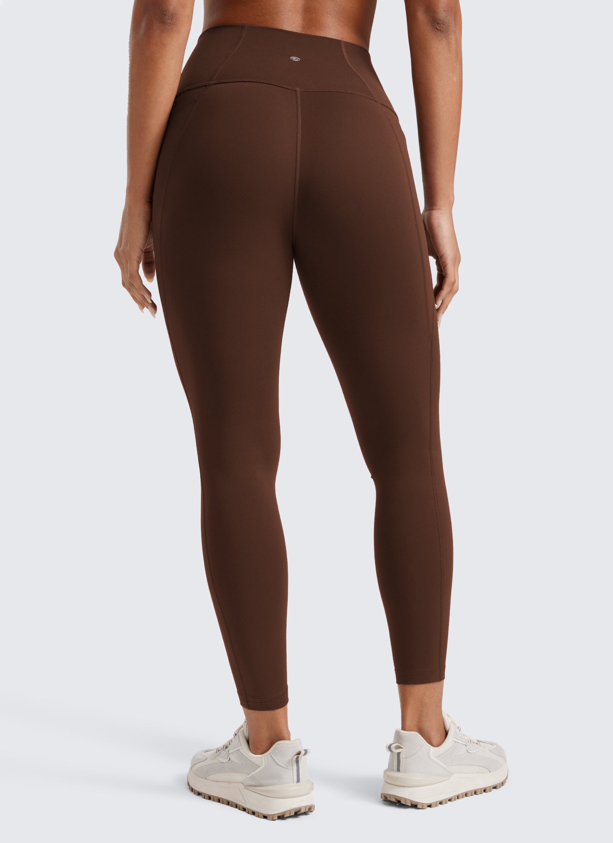 CRZ YOGA Butterluxe Legging con Bolsillos y Cintura Alta para Mujer Marrón Lava