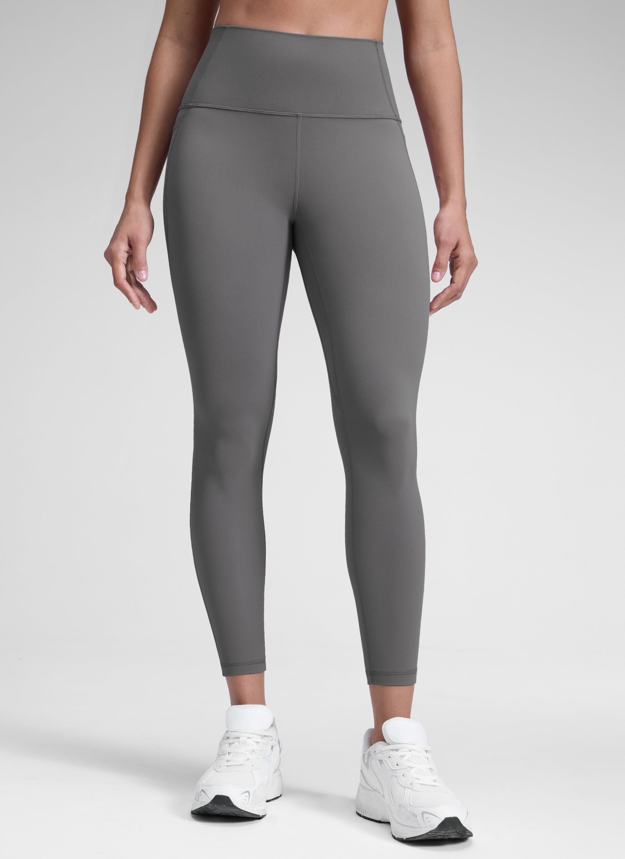 CRZ YOGA Butterluxe Legging con Bolsillos y Cintura Alta para Mujer Gris ceniza