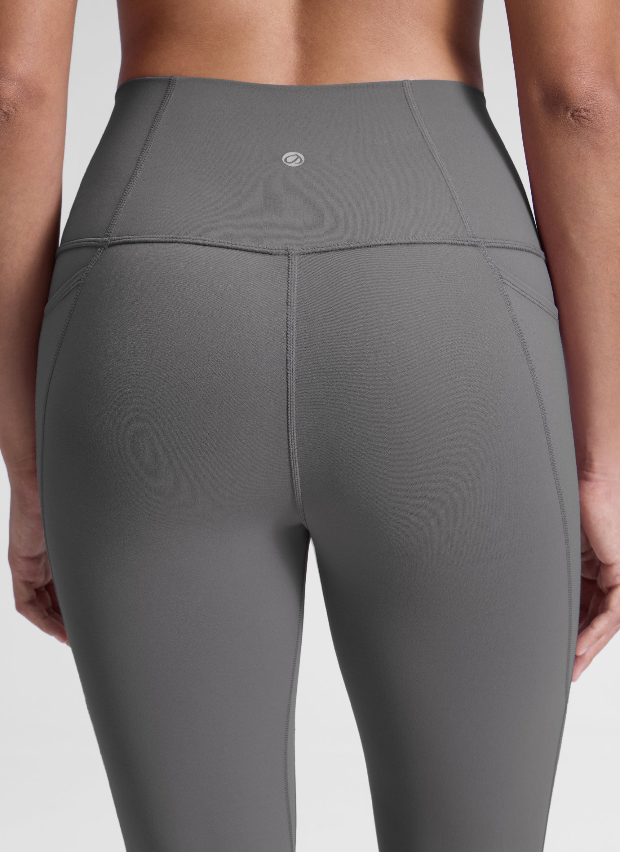 CRZ YOGA Butterluxe Legging con Bolsillos y Cintura Alta para Mujer Gris ceniza