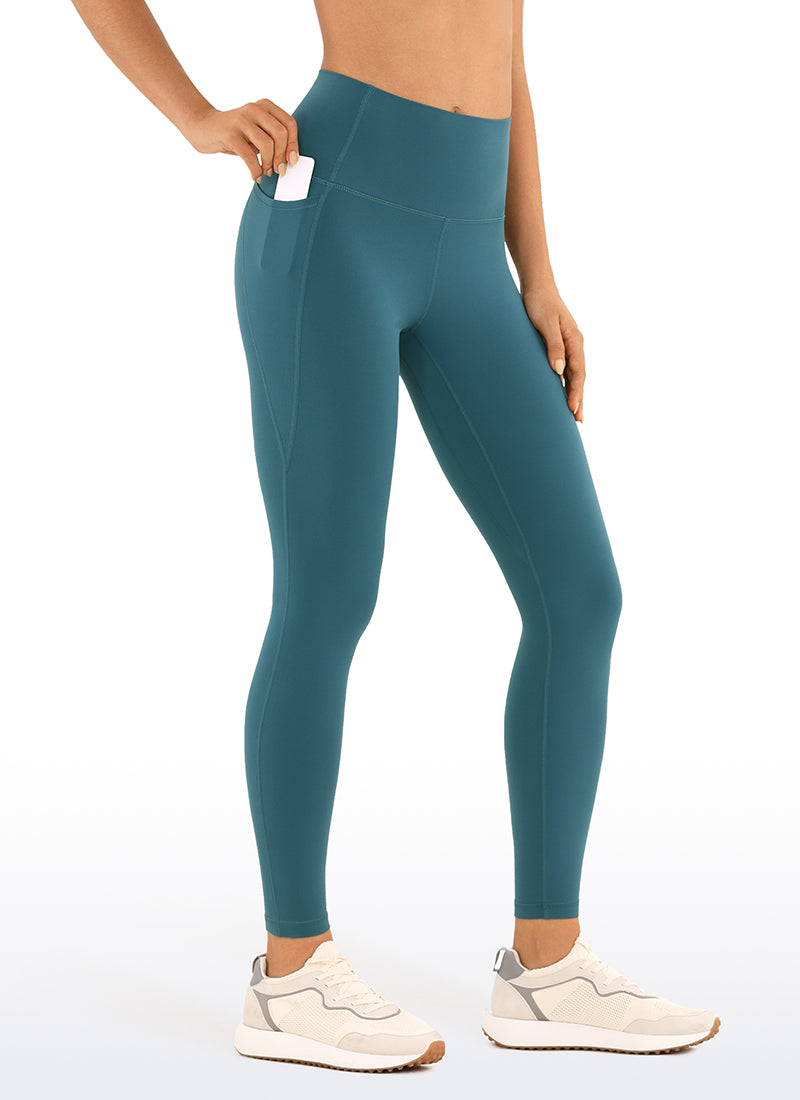 CRZ YOGA Butterluxe Legging con Bolsillos y Cintura Alta para Mujer Azul petróleo