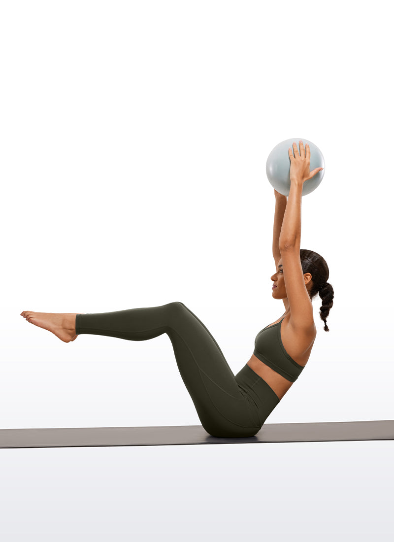 CRZ YOGA Butterluxe Leggings Deportivos con bolsillos de 28 Pulgadas para Mujer Verde Oliva