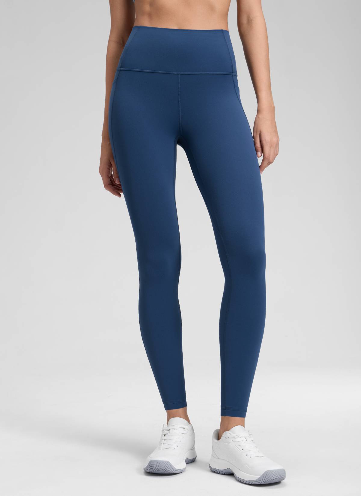 CRZ YOGA Mujer Leggings Deportivos con bolsillos de 28 Pulgadas MARFIL FRANCÉS